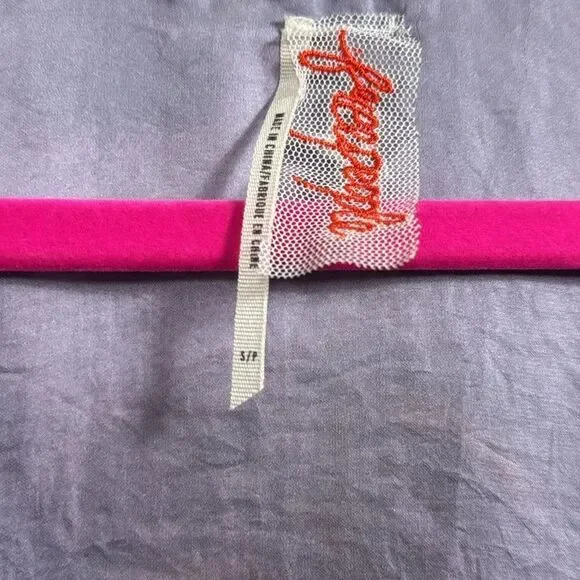 Free People Boho Paisley Print Mini Dress Lace Up Sleeveless Festival Indie - Picture 6 of 16